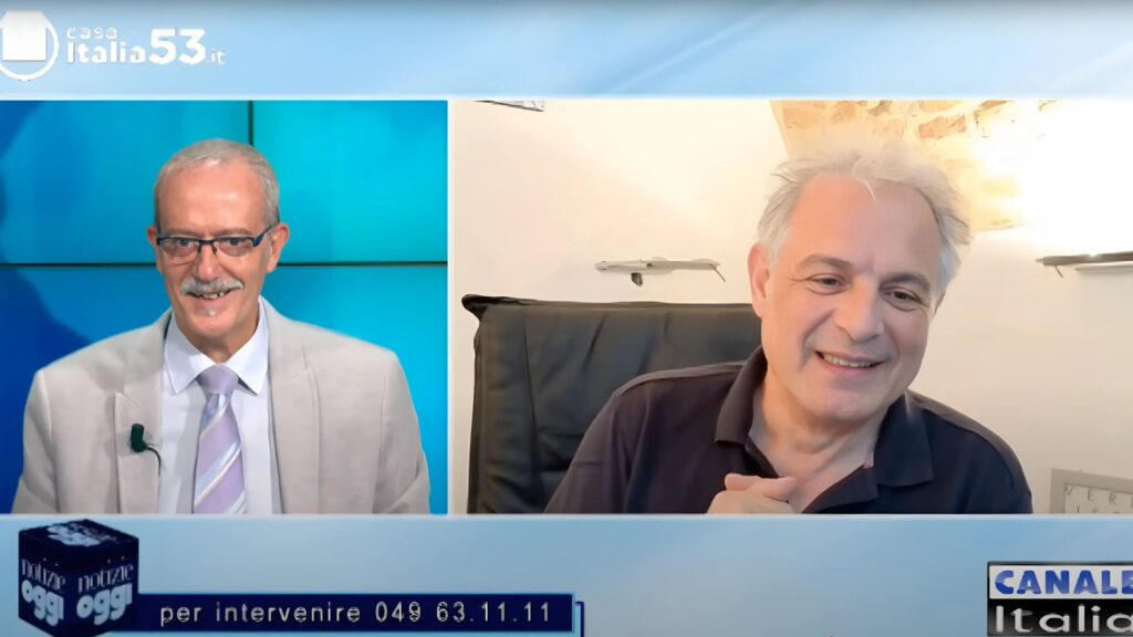 Piero Muscari a Canale Italia con Massimo Martire - Fege